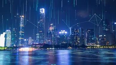 大气2K互联网连线科技城市视频的预览图